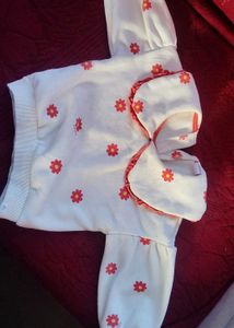 Flowers Print Sweatshirt