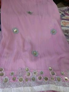 Elegant Pink Saree