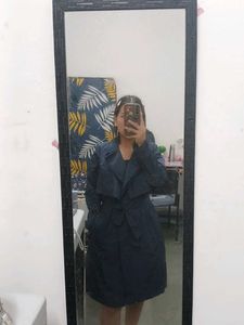 Navy Trench Coat - Classic Style