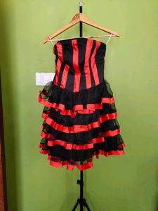 Awesome Flared Party Wear Dress/New With Tag
