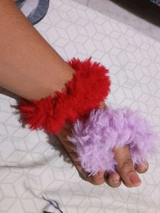 Combo Of Hair Comb And Scrunchies Rubber Bands