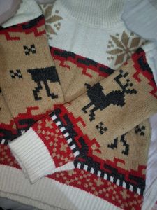 Christmas Reindeer Knit Sweater