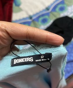 New Bonkers Combo Fitted Long Sleeve Crop Tops