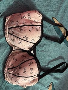Bow Print Bra
