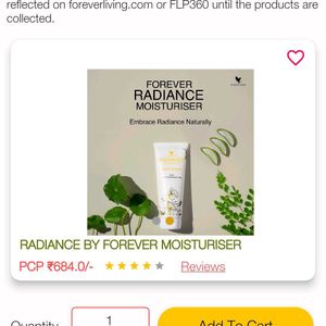 Forever Radiance Moisturiser