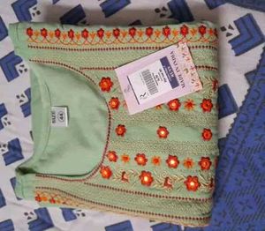 Embroidered Woollen Kurta