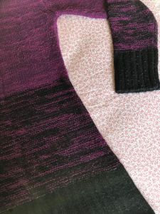 Lilliput Girls High Neck Purple Sweater 100%Cotton