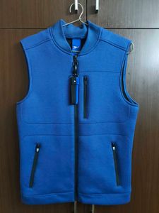 Zara Men's Blue Sleeveless Jacket