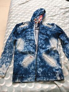 Blue Denim Style Jacket