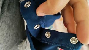 Baby Lion Blue Onesie