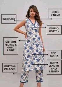 Women Floral Printed Regular Kurta With Pant