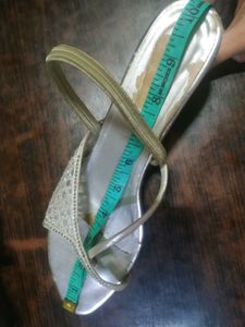 Silver Heel Sandals