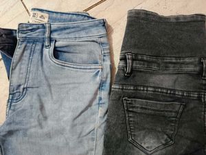 Stylish Denim Jeans - Light &amp; Dark Wash.