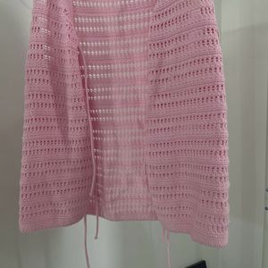 Pink Knit Tank Top