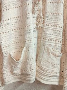 ZARA KNIT Crochet Cardigan Shrug PLUS SIZE