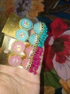 Stylish Jhumka Earrings set of 3