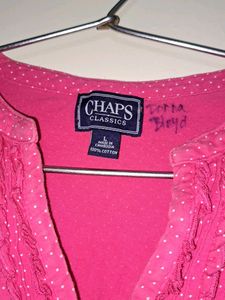 Pink CHAPS Top