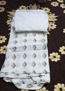 White Patterned Kurta
