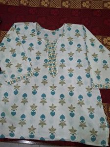 Floral Print Kurta