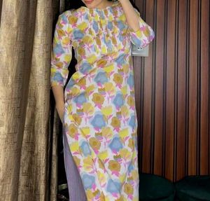 100% Pure Cotton Jaipuri Kurta With Pants