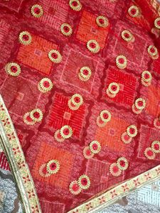Red &amp; Gold Lehenga Choli