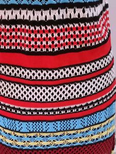 Striped Knit Maxi Dress