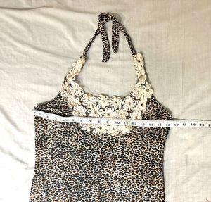 Beautiful Leopard Print Halter Top