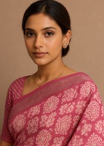 Elegant Green Printed Saree