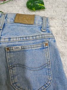 Lee High Waist Blue Denim Jeans 👖