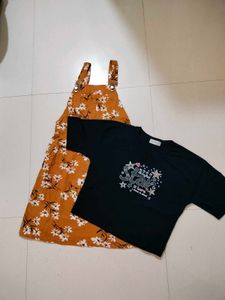 * It&#39;s Korean Style Dungaree Skirt