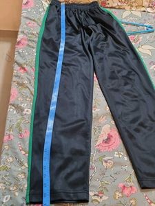 Striped Track Pants - Black &amp; Green