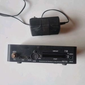 Used Dish TV HD+ Set Top Box and Adaptor