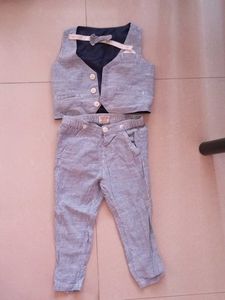 Boy's Formal Vest & Pants Set