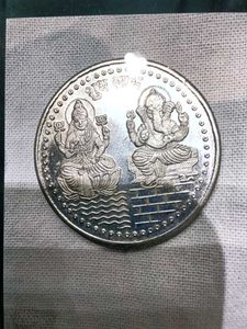 Lakshmi Ganesh Silver Coin
