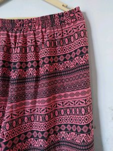Patterned Casual Pants