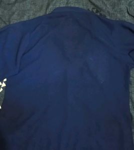 Blue V-Neck Top
