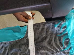 Cyan Color Long Frock
