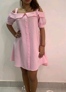 Korean Off Shoulder Dress