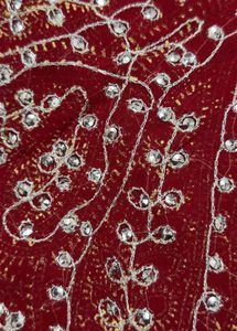 Elegant Red Floral Saree