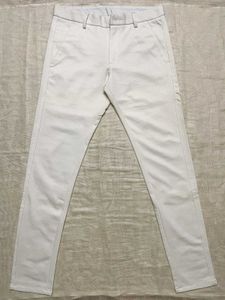 Lycra Trousers Pants White Slim Fit Jeans Chinos
