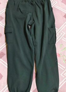 Black And Olive Green Cargo Pants