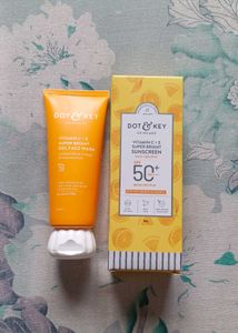 Dot&Key Vit C+E Sunscreen + Facewash Combo