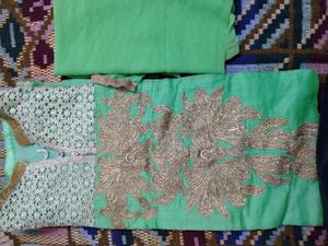 Light Parrot Green Kurta