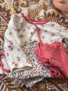 Baby Clothes Bundle - Floral & Pink