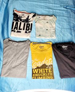 Men's 5 T-shirt Bundle