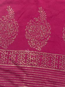 Maroon &amp; Gold Accented Kurti