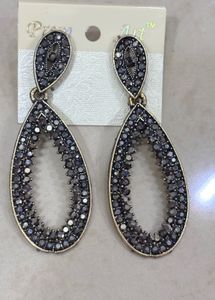 Black Stone Earrings