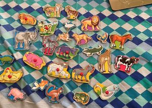 Vintage Wooden Animal Puzzle
