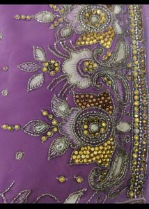 Embroidered Paisley Fabric