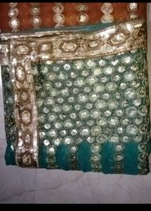 A Beautiful Heavy Party Wear Saree